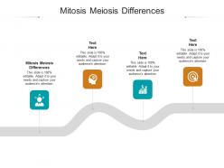 Mitosis meiosis differences ppt powerpoint presentation outline cpb