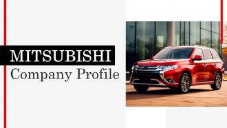 Mitsubishi Company Profile Powerpoint Presentation Slides CP CD