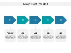 Mixed cost per unit ppt powerpoint presentation outline layout cpb