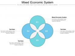 Mixed economic system ppt powerpoint presentation professional aids cpb
