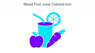 Mixed Fruit Juice Colored Icon In Powerpoint Pptx Png And Editable Eps Format