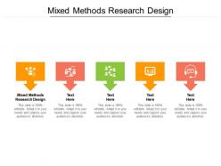 Mixed methods research design ppt powerpoint presentation infographics infographics cpb