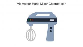 Mixmaster Hand Mixer Colored Icon In Powerpoint Pptx Png And Editable Eps Format
