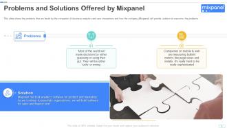 Mixpanel pitch deck ppt template