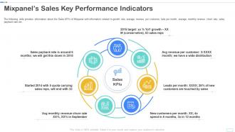 Mixpanels sales key performance indicators ppt powerpoint presentation layouts infographics