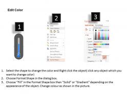 Mk graphic of thermometer for scientific use powerpoint template