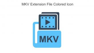 MKV Extension File Colored Icon In Powerpoint Pptx Png And Editable Eps Format