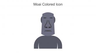 Moai Colored Icon In Powerpoint Pptx Png And Editable Eps Format