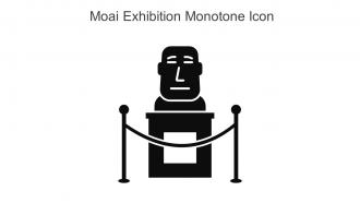 Moai Exhibition Monotone Icon In Powerpoint Pptx Png And Editable Eps Format