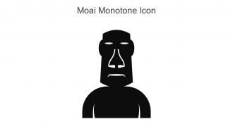 Moai Monotone Icon In Powerpoint Pptx Png And Editable Eps Format