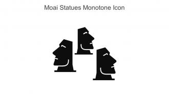 Moai Statues Monotone Icon In Powerpoint Pptx Png And Editable Eps Format