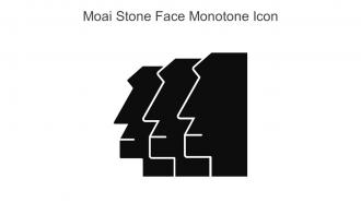 Moai Stone Face Monotone Icon In Powerpoint Pptx Png And Editable Eps Format