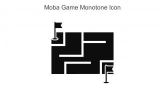 Moba Game Monotone Icon In Powerpoint Pptx Png And Editable Eps Format