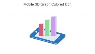 Mobile 3D Graph Colored Icon In Powerpoint Pptx Png And Editable Eps Format