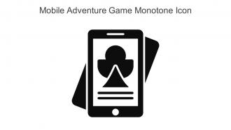 Mobile Adventure Game Monotone Icon In Powerpoint Pptx Png And Editable Eps Format