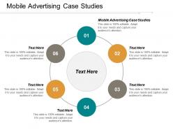 Mobile advertising case studies ppt powerpoint presentation infographic template graphics design cpb