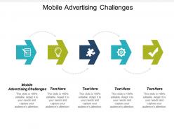 Mobile advertising challenges ppt powerpoint presentation infographic template graphics download cpb