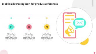 Mobile Advertising Icon For Product Awareness