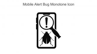Mobile Alert Bug Monotone Icon In Powerpoint Pptx Png And Editable Eps Format