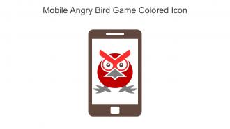 Mobile Angry Bird Game Colored Icon In Powerpoint Pptx Png And Editable Eps Format