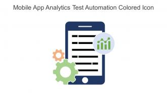 Mobile App Analytics Test Automation Colored Icon In Powerpoint Pptx Png And Editable Eps Format