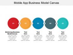 Mobile app business model canvas ppt powerpoint presentation gallery show cpb