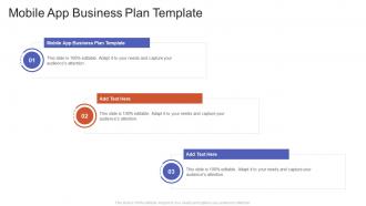 Mobile App Business Plan Template In Powerpoint And Google Slides Cpb