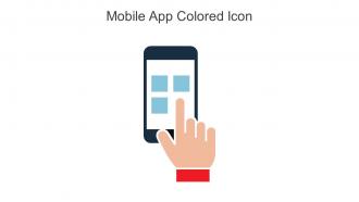 Mobile App Colored Icon In Powerpoint Pptx Png And Editable Eps Format