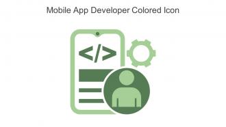 Mobile App Developer Colored Icon In Powerpoint Pptx Png And Editable Eps Format