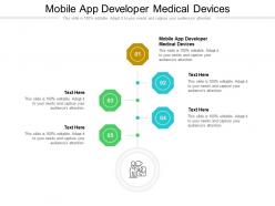 Mobile app developer medical devices ppt powerpoint presentation icon cpb