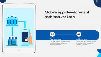 Mobile App Development Architecture Icon