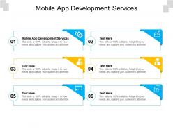 Mobile app development services ppt powerpoint presentation outline master slide cpb