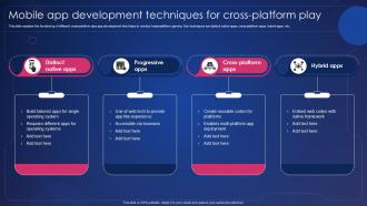 Mobile App Development Techniques For Cross Platform Play Ppt ...