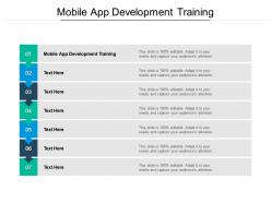 Mobile app development training ppt powerpoint presentation infographic template demonstration cpb