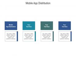 Mobile app distribution ppt powerpoint presentation outline structure cpb