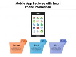 Mobile app features with smart phone information