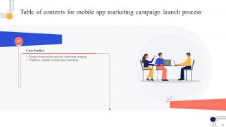 Mobile App Marketing Campaign Launch Process MKT CD V Images Template