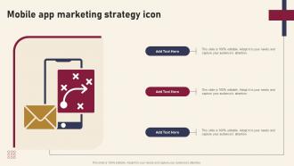 Mobile App Marketing Strategy Icon