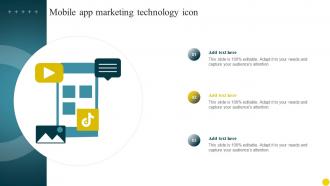 Mobile App Marketing Technology Icon