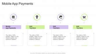 Mobile App Payments In Powerpoint And Google Slides Cpb