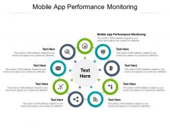 Mobile app performance monitoring ppt powerpoint presentation infographics influencers cpb