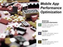 Mobile app performance optimization ppt powerpoint presentation infographic template graphics cpb