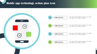 Mobile App Technology Action Plan Icon