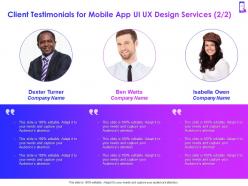 Mobile app ui ux design improvement proposal powerpoint presentation slides