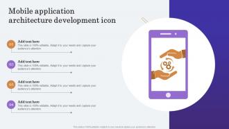 Mobile Application Architecture Development Icon