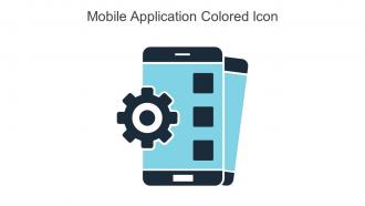 Mobile Application Colored Icon In Powerpoint Pptx Png And Editable Eps Format