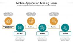 Mobile application making team ppt powerpoint presentation styles clipart cpb