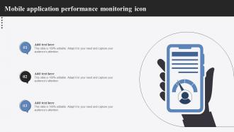 Mobile Application Performance Monitoring Icon