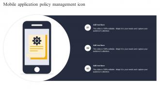 Mobile Application Policy Management Icon