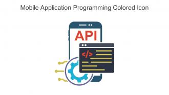 Mobile Application Programming Colored Icon In Powerpoint Pptx Png And Editable Eps Format